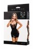 Glossy Rimma, dress, wetlook, black, S